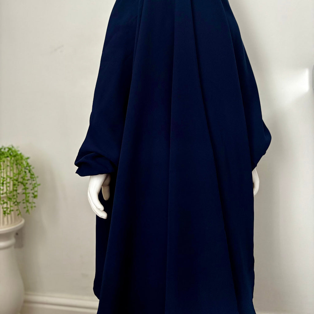 2 Piece Jilbab - Dark Blue