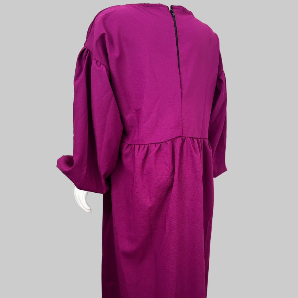 Girls Abaya with Cuff Sleeves