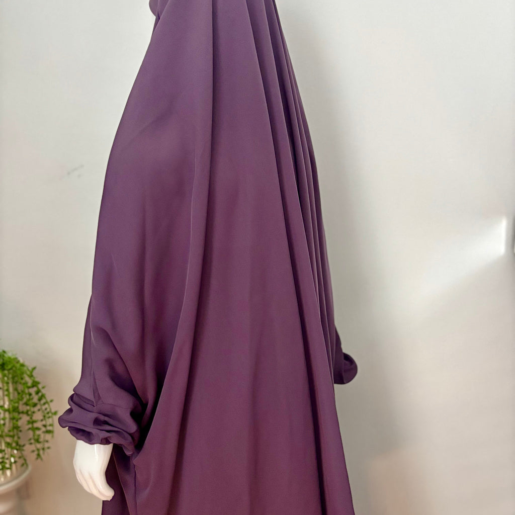 2 Piece Jilbab - Purple