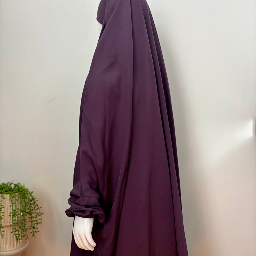 2 Piece Jilbab - Purple