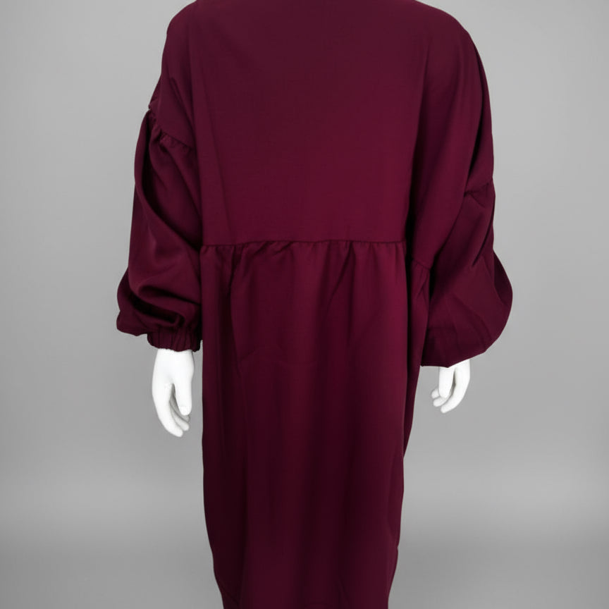 Girls Abaya with Cuff Sleeves