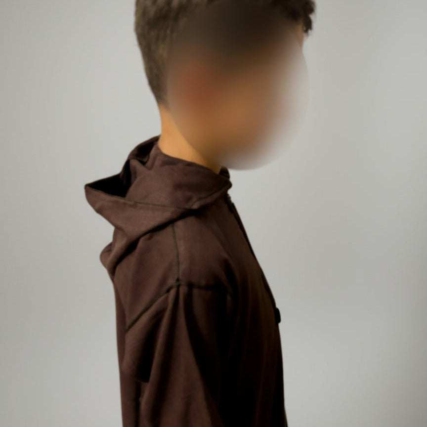 Brown Hooded Djellaba