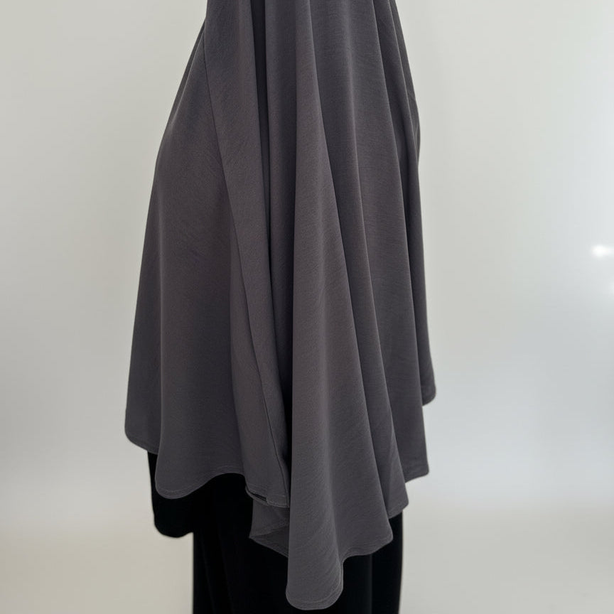 Dark Grey Khimar