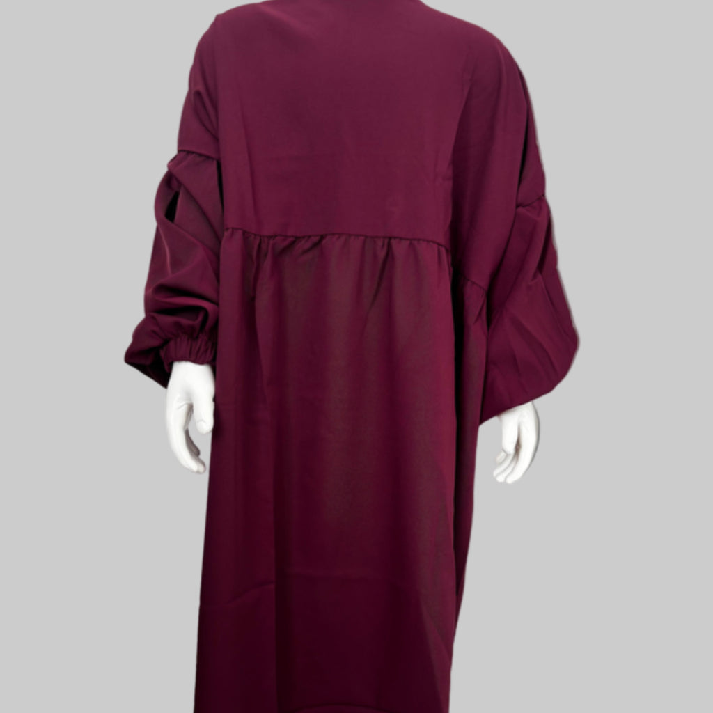 Girls Abaya with Cuff Sleeves